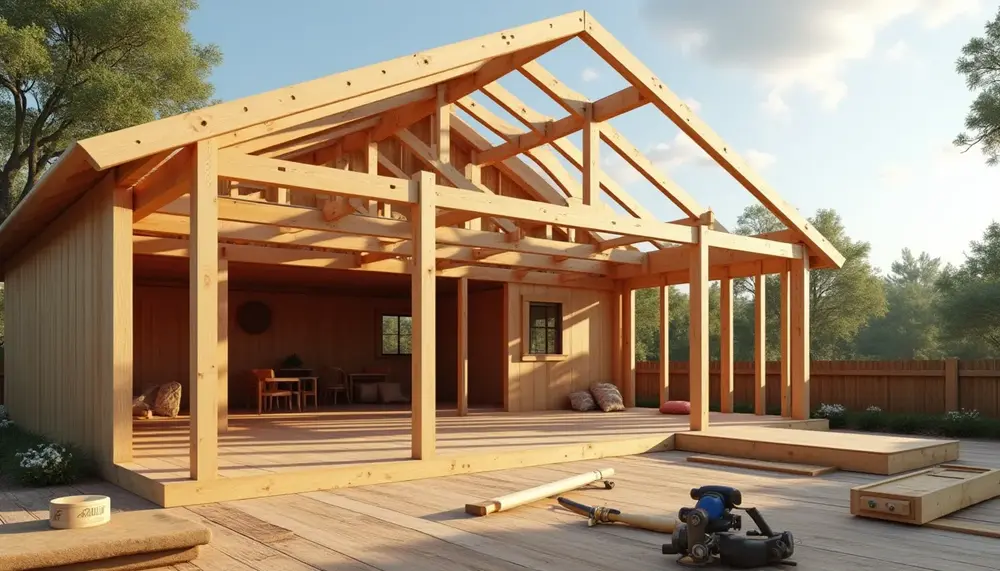 Dachkonstruktion für einen Anbau: So gelingt die perfekte Integration