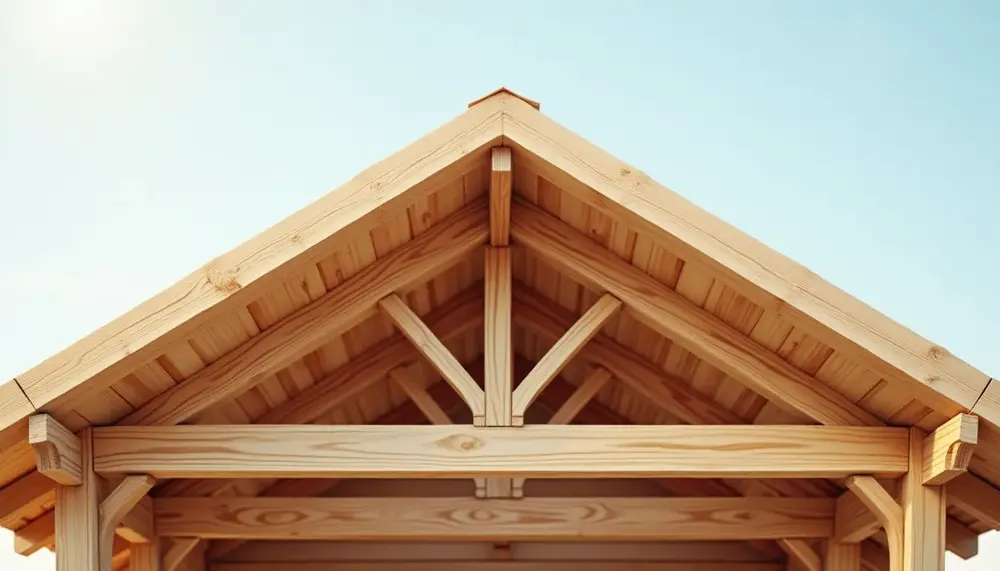 Dachkonstruktion mit sichtbaren Sparren: Die perfekte Mischung aus Design und Stabilität