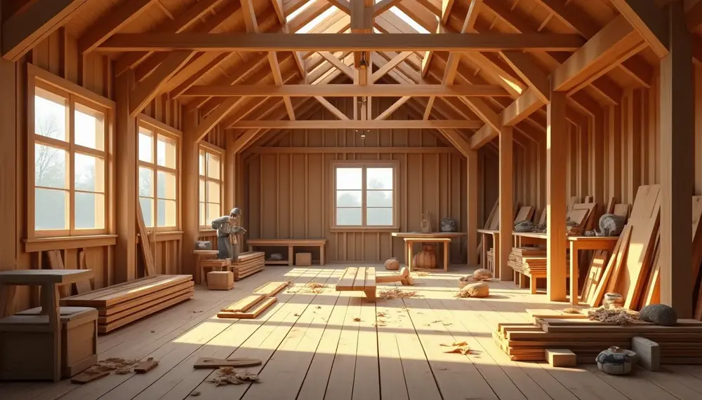 Die Kunst der Zimmerer Dachkonstruktion: Stabilität trifft Ästhetik