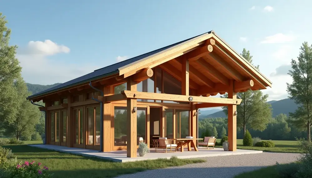 Die Mero Dachkonstruktion: Effizienz und Ästhetik vereint