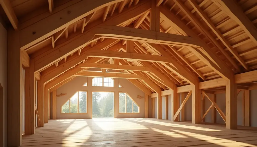 Ein Meisterwerk der Technik: Matthias Dachkonstruktion im Detail