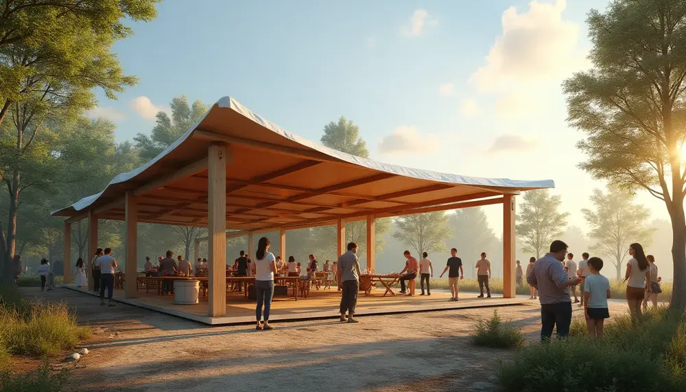 Mobile Dachkonstruktion: Flexibilität für Veranstaltungen und Bauträume