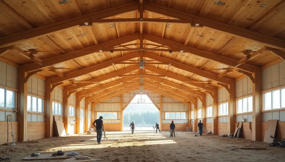 Reithalle Dachkonstruktion: Planung und Umsetzung im Holzbau